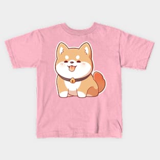 Baby Anime Shiba Inu Kids T-Shirt